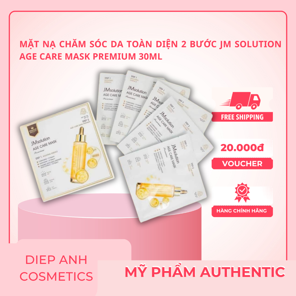 Mặt Nạ Chăm Sóc Da Toàn Diện 2 Bước JM Solution Age Care Mask Premium 30ml|MASK JM AGE CARE 2 BƯỚC 5