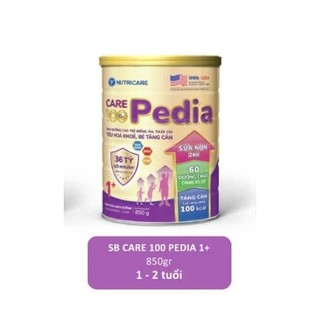 Sữa bột Care 100 Pedia 850g từ 1 tuổi (mẫu mới của Care 100 Gold)