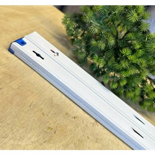 <Giao tỉnh> Máng LED T8 1M2 đơn, đôi màu trắng ( không bao gồm đèn )