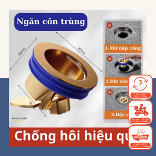 Nắp Đậy Ống Cống Ngăn Mùi, Ngăn Côn Trùng, Chống hôi hiệu quả KNUS phi 42-60mm