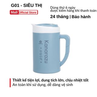 Ca nhựa đựng nước giữ nhiệt nóng lạnh  1L5 Việt Nhật, làm bằng nhựa PP siêu bền, chịu nhiệt tốt