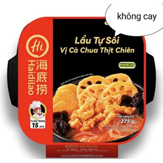 Lẩu tự sôi Haidilao Cà Chua Thịt Chiên ko cay