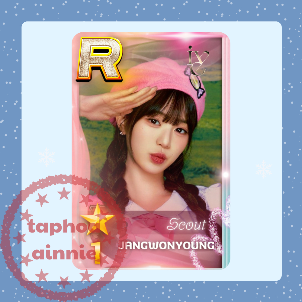 [UNOFF] CARD PVC SUPERSTAR WONYOUNG