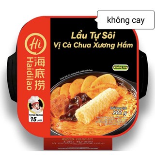  Lẩu tự sôi Haidilao Cà Chua Xương Hầm ko cay 