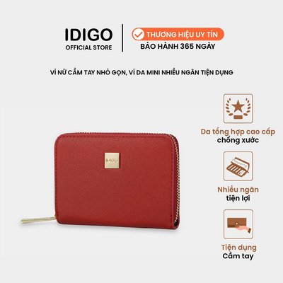 Ví nữ cầm tay dáng ngắn nhiều ngăn tiện dụng IDIGO FW2 - 2013