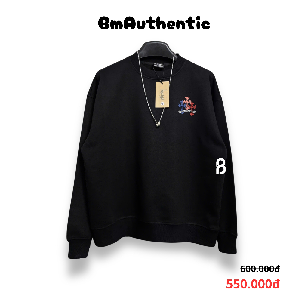 [HIGH QUALITY] Áo Sweater Chrome Hearts Multi-Color Cross - BM Authentic