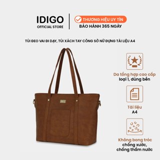Túi đeo vai giáo viên, túi xách tay công sở nữ phom lớn IDIGO FB2 - 5043