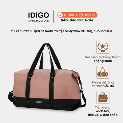 Túi xách tay du lịch, tập gym / yoga siêu nhẹ, túi đeo vai đi bơi vải chống thấm IDIGO UF6 - 4324