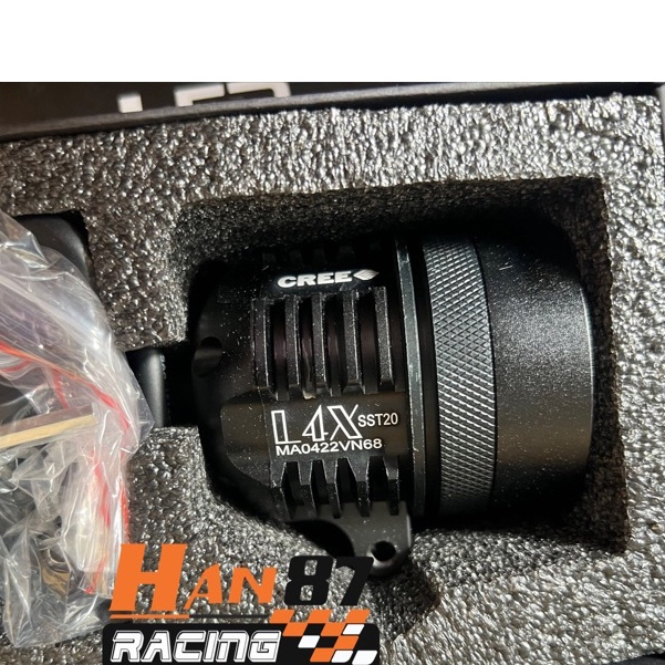 Đèn trợ sáng MA RACING L4x SST20, kính tím, sáng gom
