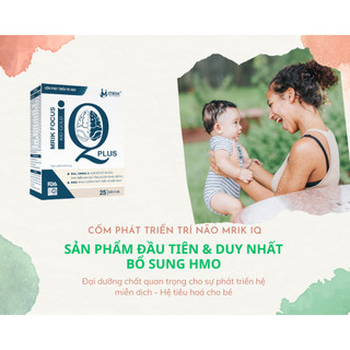 [HÀNG CHÍNH HÃNG] Cốm phát triển trí não MRIK FOCUS KID GOLD IQ PLUS