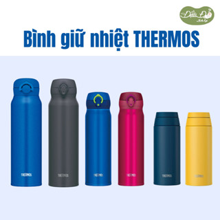 Bình nước giữ nhiệt nóng & lạnh T.h.e.r.m.o.s thép không gỉ - Đậu đỏ shop - Hàng nội địa Nhật