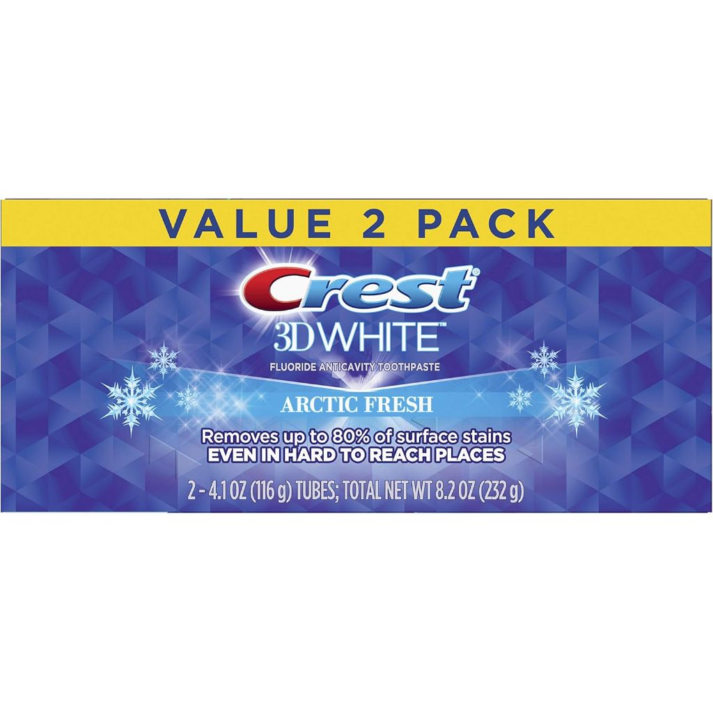 Kem đánh răng làm trắng răng CREST 3D WHITE Fluoride Anticavity Toothpaste [Meoheo]