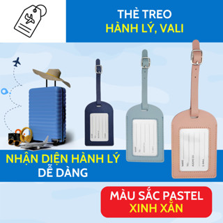 Thẻ treo hành lý - name tag, tag vali, balo du lịch nước ngoài, chống thất lạc cao cấp