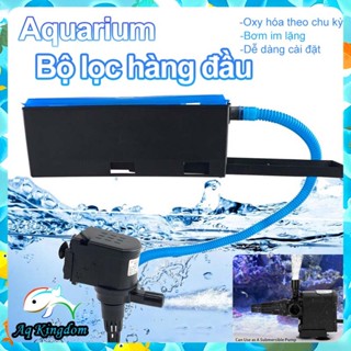 Máy Bơm Lọc Nước Bể Cá 10W/12W/15W/25W - Bộ Lọc Tràn Trên Bể Cá, Lọc Thác Mini, Máng, Treo
