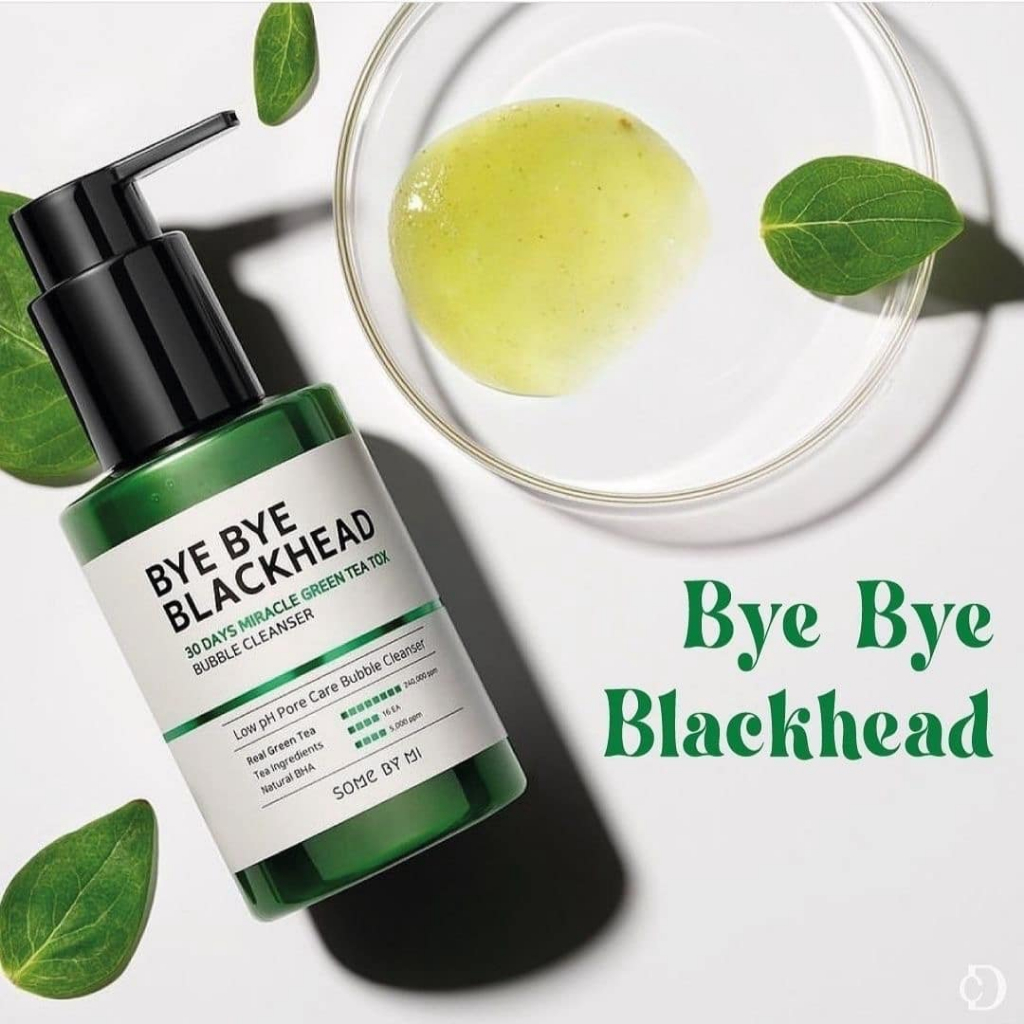 Bye Bye Bye Blackhead 30 Days Miracle Green tea Tox Bubble Cleanser 120g