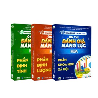 Sách - Chuyên Đề Trọng Tâm Ôn Thi Đánh Giá Năng Lực HSA 2025 ( Định tính + Định Lượng + Khoa Học Xã Hội ))