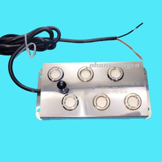VỈ PHUN SƯƠNG 6 MẮT, VỈ PHUN KHÓI 6 MẮT, PHUN SƯƠNG SÓNG SIÊU ÂM 6 MẮT, MÁY PHUN ẨM (Chưa bao gồm nguồn 48V)