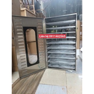 Tủ sấy 20 tầng Inox, Máy sấy thực phẩm sấy thuốc nam thuốc bắc loại  20 Khay-Hàng cao cấp