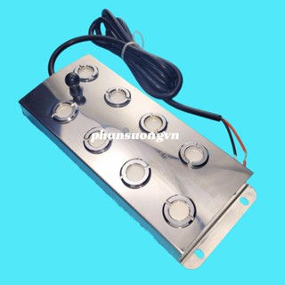 VỈ PHUN SƯƠNG 8 MẮT, VỈ PHUN KHÓI 8 MẮT, PHUN SƯƠNG SÓNG SIÊU ÂM 8 MẮT, MÁY PHUN ẨM (Chưa bao gồm nguồn 48V)