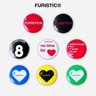 [HỎA TỐC HCM] Huy hiệu/ trâm cài áo tròn FURISTIC® LOGO CLOTHING BADGE