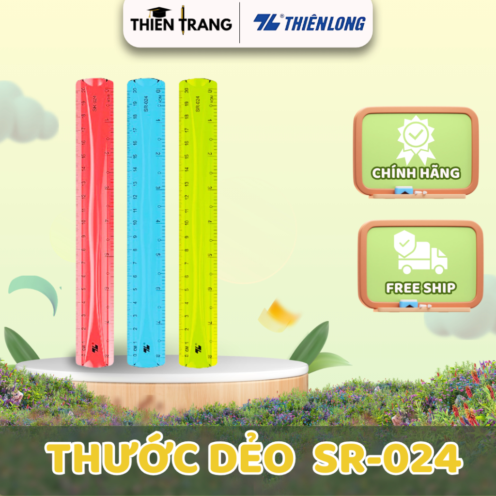 Thước dẻo PVC Thiên Long SR-024