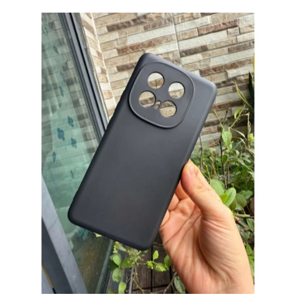 Ốp lưng dẻo màu đen chống vân tay cho Vivo IQOO 12/IQOO13/ IQOO12 Pro bảo vệ camera