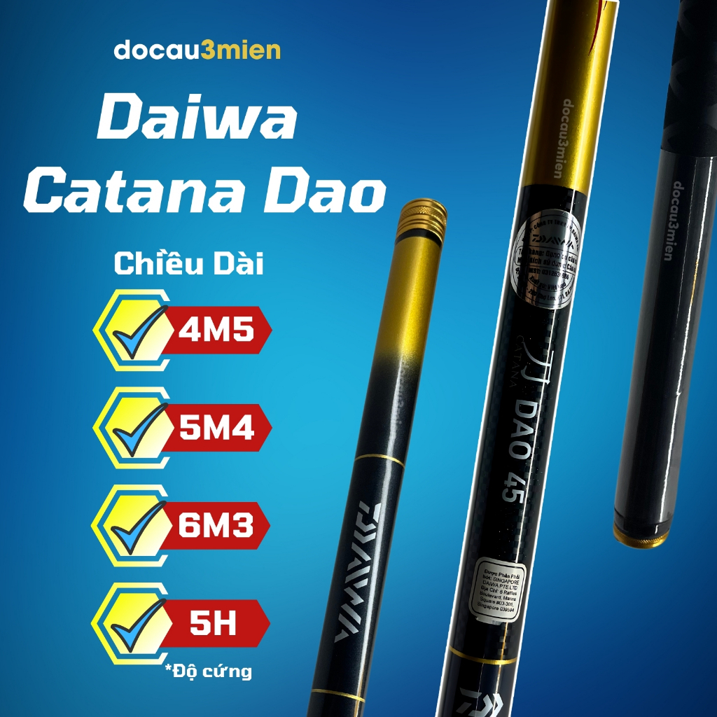 Cần Câu Tay, Cần Câu Đài Daiwa Catana Dao - Tuấn Kiệt Fishing, Phân phối Cần Câu Daiwa chính hãng