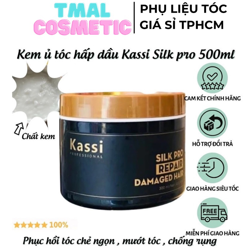 Hấp dầu phục hồi tóc hư tổn Kassi 300ml