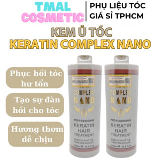 Kem Hấp Ủ Tóc Cao Cấp Keratin Complex Nano Phục Hồi Tóc Hư Tổn, Hấp Nóng, Hấp Lạnh Tại Nhà 1000ML
