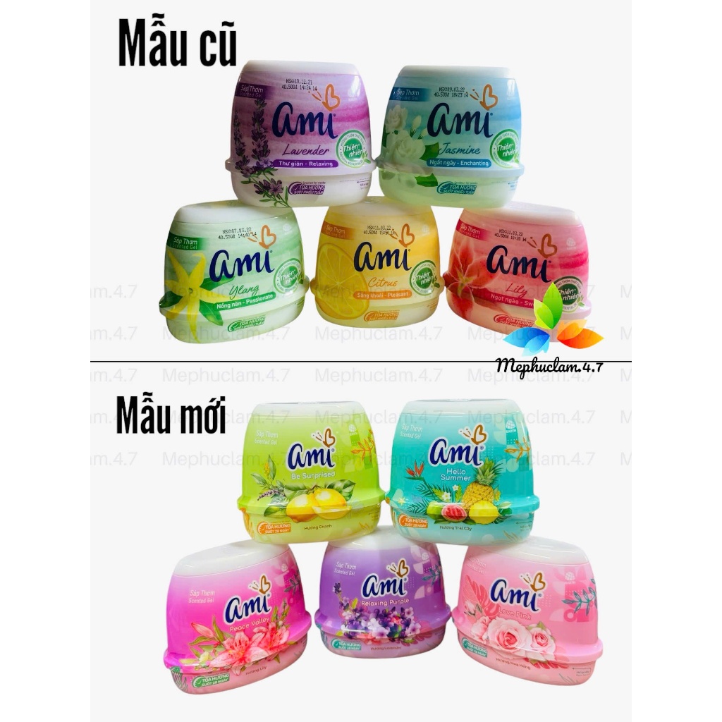 Hộp Sáp thơm Ami 200gr Dùng Cho Khách Sạn Gia Đình Homestay Văn Phòng Trường Học
