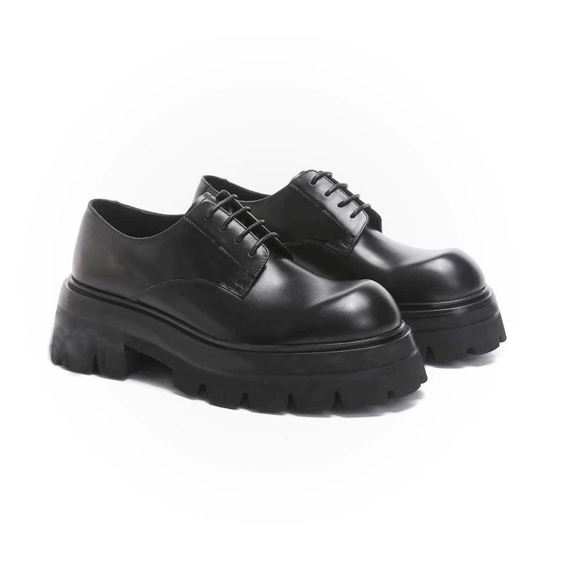 Giày chunky derby đế cao 7cm thời trang INICHI G1318 đế cao phiên bản cao cấp | BigBuy360 - bigbuy360.vn