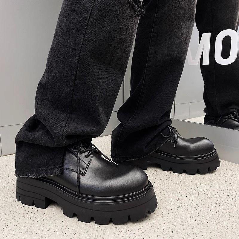 Giày chunky derby đế cao 7cm thời trang INICHI G1318 đế cao phiên bản cao cấp | BigBuy360 - bigbuy360.vn