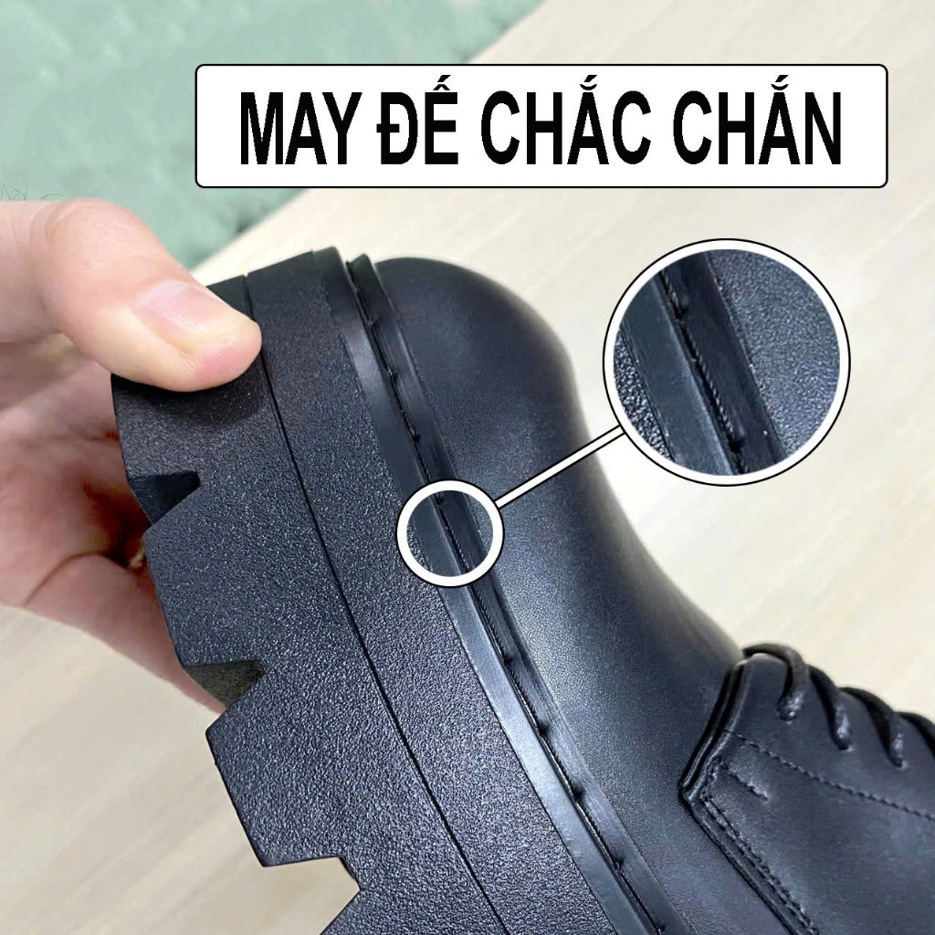 Giày chunky derby đế cao 7cm thời trang INICHI G1318 đế cao phiên bản cao cấp | BigBuy360 - bigbuy360.vn