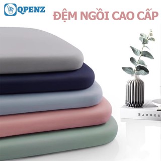 Đệm lót ghế QPENZ nệm gối ngồi bệt tựa lưng văn phòng dày dặn vải thoáng khí siêu êm cao cấp