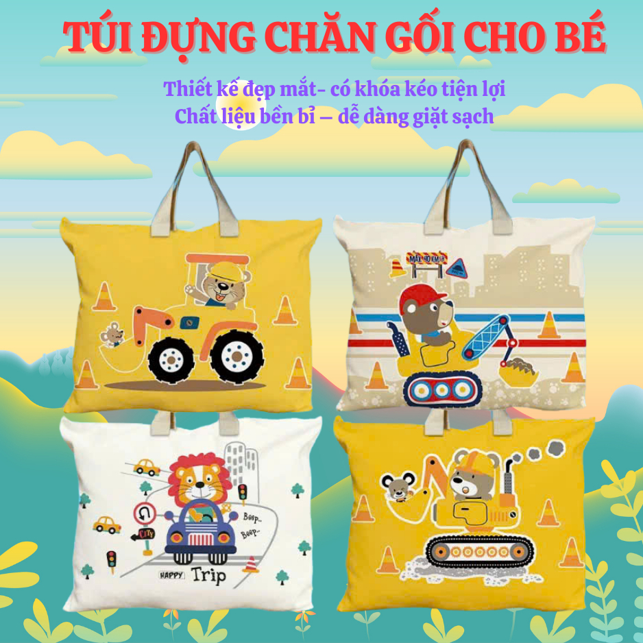 Túi Đựng Chăn Mền Cho Các Bạn Đi Học, Chất Vải Không Thấm Nước, Thiết Kế Đẹp