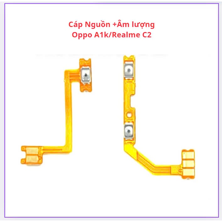Cáp nguon +âm lượng oppo Realme C2/A1k (Zin bóc máy)