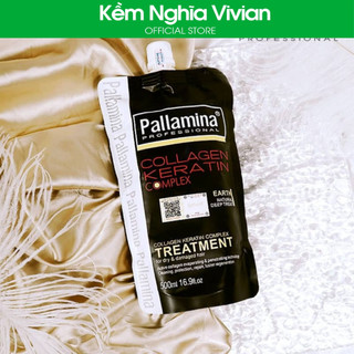 Kem hấp dầu phủ lụa Collagen Pallamina 500ml (MP4279)