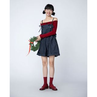 Áo kiểu croptop trễ vai phối nơ THE C.I.U - Malin Top - MS01