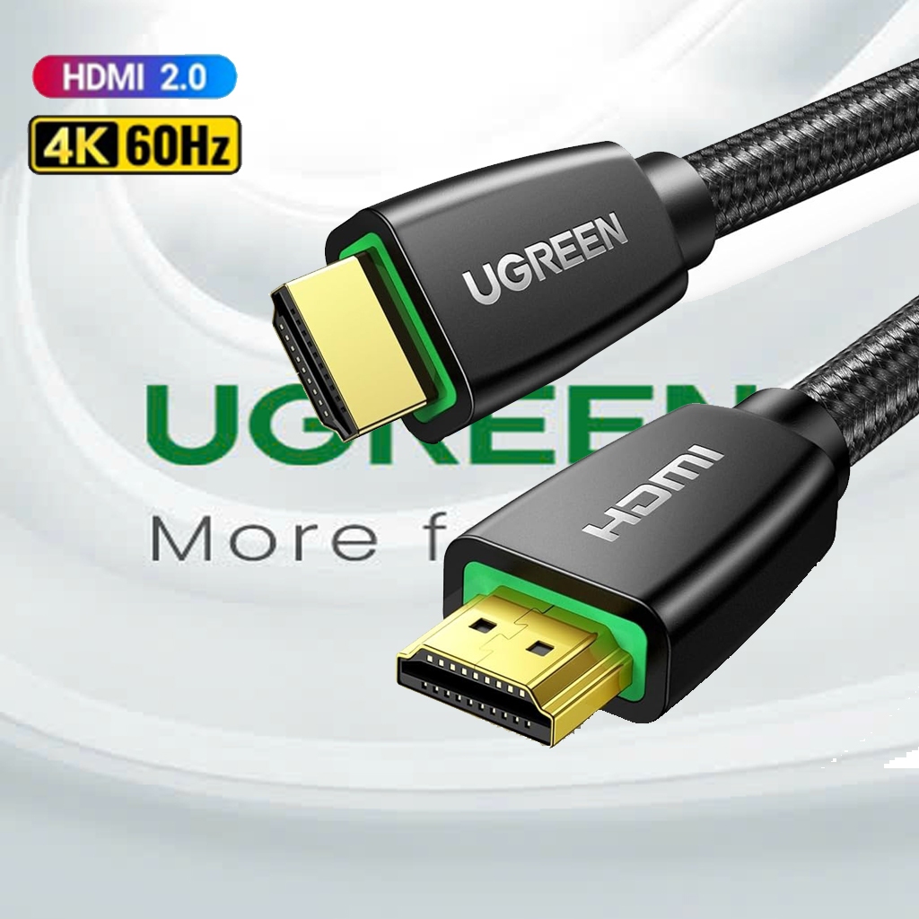 Cáp HDMI 2.0 4K Ugreen HD118 Phân giải 4k60hz dây bọc dù