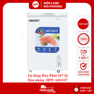 [SHIP TOÀN QUỐC]Tủ đông mini Hòa Phát 107 lít HPF AN6107 - Bảo hành toàn quốc 24 tháng tại nhà