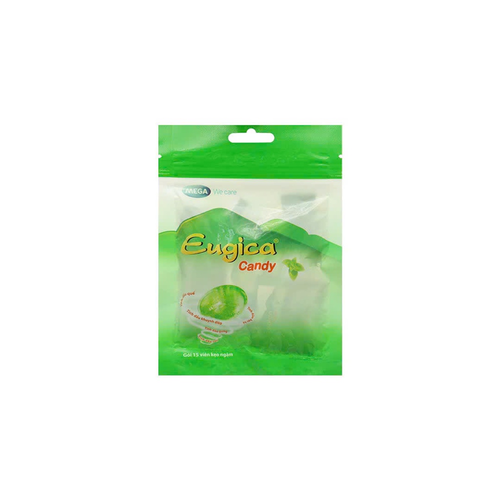 Kẹo Eugica Bịch Chiết Xuất Thảo Dược The Mát🧊Bịch 300 Viên