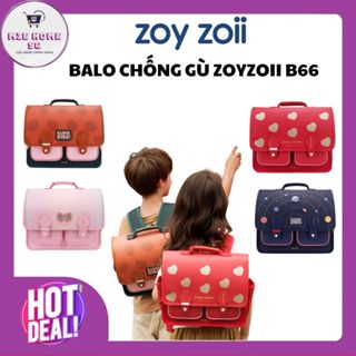 Balo chống gù Zoyzoii B66 Retro Series Backpack, cặp đi học cao cấp dành cho bé trai bé gái, chính hãng