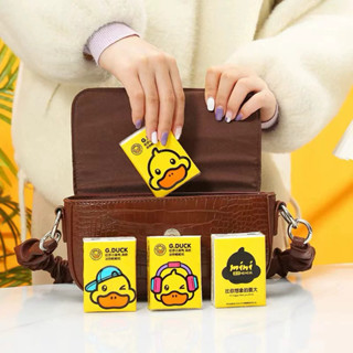 Bộ 18 bịch khăn giấy khô mini vịt vàng dễ thương, bịch nhỏ giấy rút bỏ túi, tiện lợi, mang đi du lịch, đi ăn, đi học....