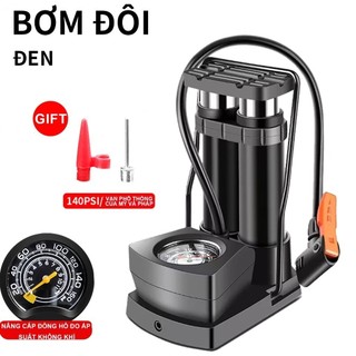 🔥 Khuyến mãi có hạn🔥 Bơm tăng áp xe máy, xi lanh xe đạp đôi, bơm lốp cao áp
