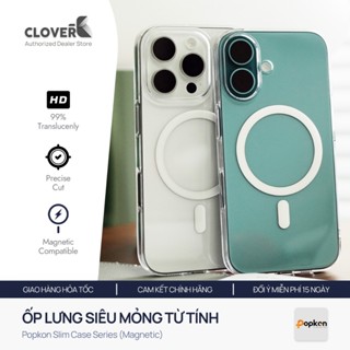 Ốp Lưng Siêu Mỏng Slim Case - iPhone 12-16 Series - Trong Suốt, Chống Sốc - CloverB