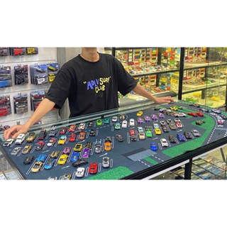 Carpark Diorama- thảm trưng bày xe mô hình 1/64 hot wheels, Mini GT  Saigontoys