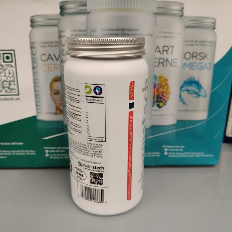 Viên uống Smart Hjerne Pharmatech Hỗ Trợ Tăng Cường Trí Não