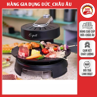 Bếp nướng xoay tròn không khói, không mùi E-Grill 1800W bản điện tử xoay 360⁰ - Nhập Đức