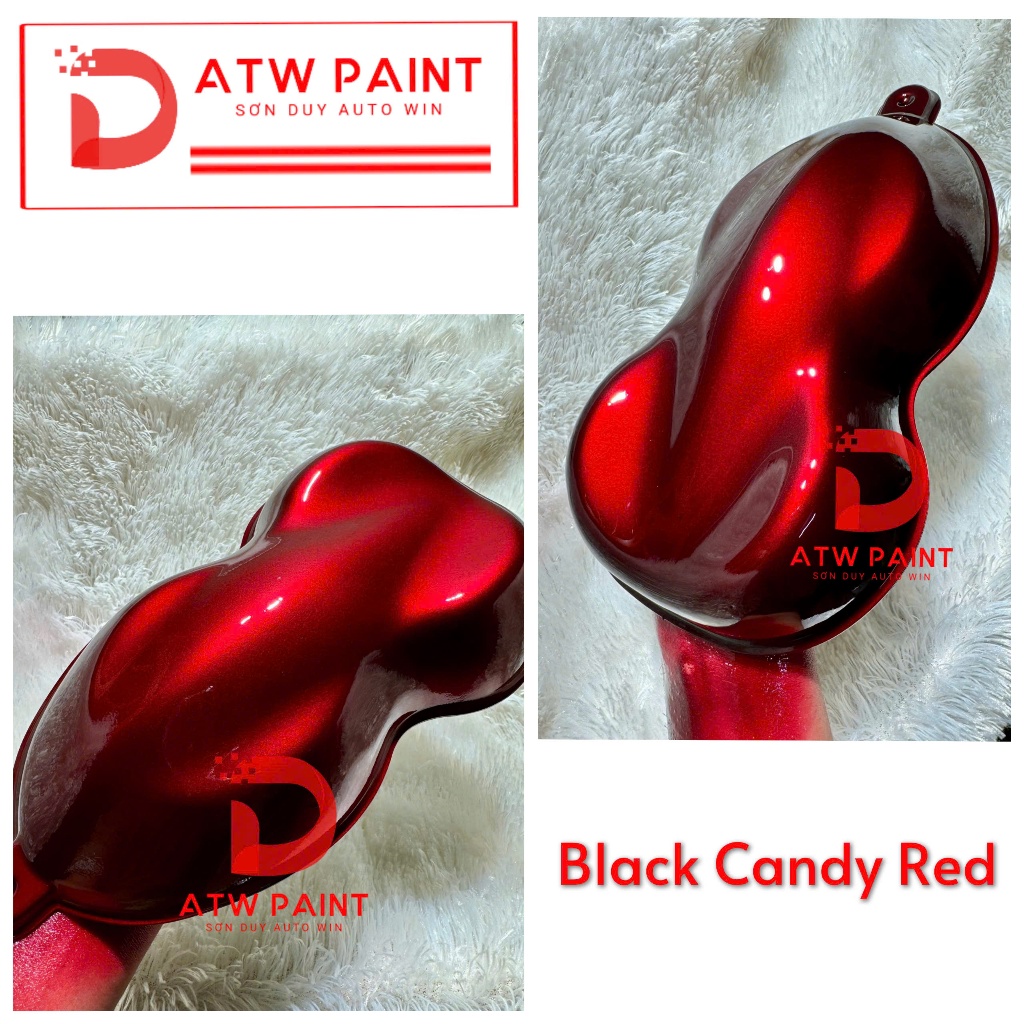 Sơn đỏ candy đậm (black candy red) - Sơn 1k phủ bóng