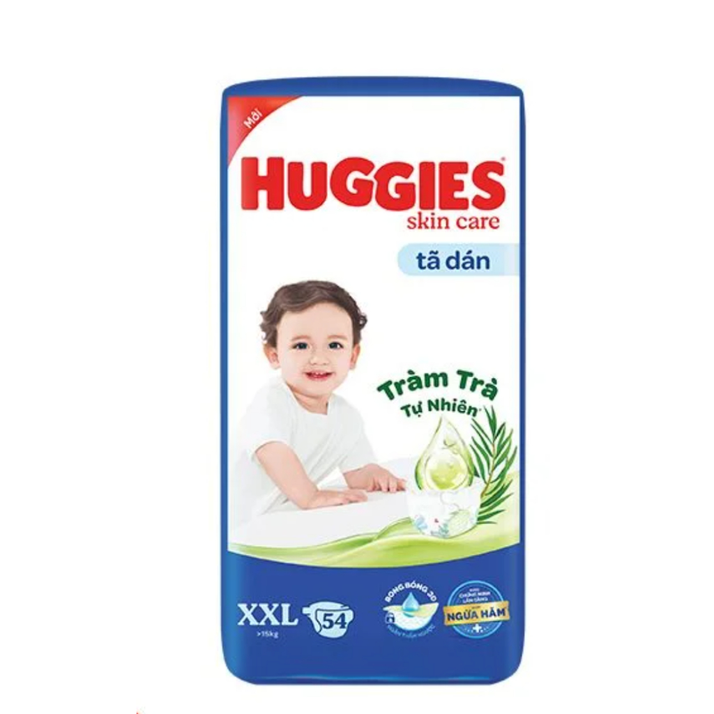 Tã dán Huggies size XXL - 54 miếng